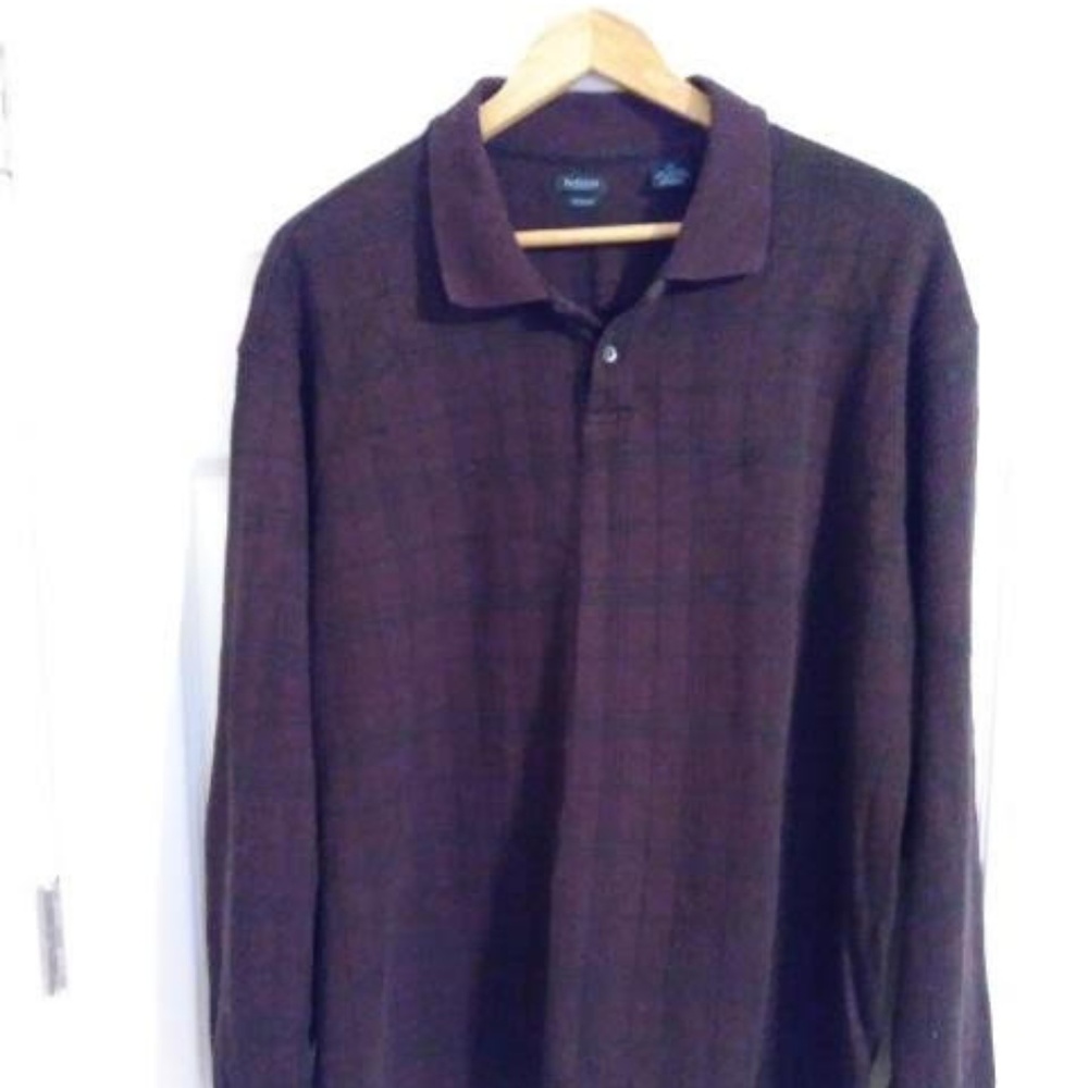 Van Heusen "Studio" Long Sleeve Polo Shirt